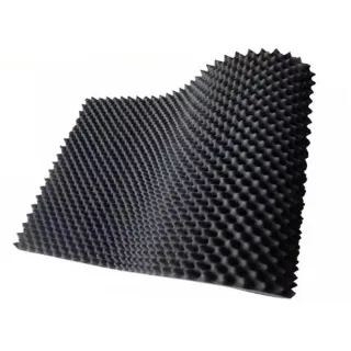 【POKO】3公分波浪橡膠隔音棉(1*10公尺隔熱棉 汽車隔音泡棉 無塵室吸音棉消音棉 防撞棉 噪音綿降音)