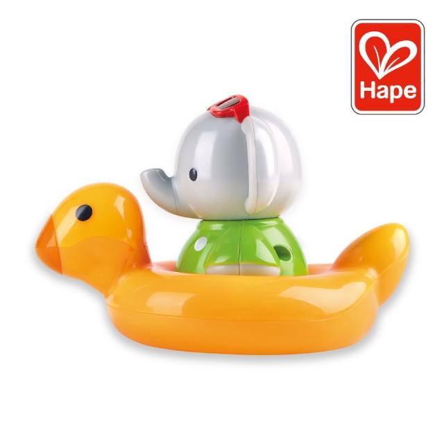 【德國Hape】小象轉轉樂洗澡戲水玩具(木製玩具/木頭玩具/彌月禮/生日禮)