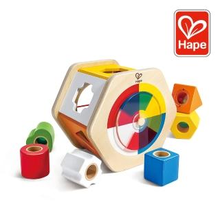 【德國Hape】多彩分類積木盒(生日禮物/益智玩具)