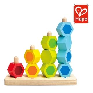 【德國Hape】數字堆堆樂木製積木(木製玩具/木頭玩具/彌月禮/生日禮)