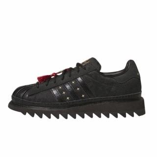【adidas 愛迪達】CLOT x Adidas Superstar 2025蛇年春節 陳冠希 黑絲綢 麂皮 蛇年限定 男鞋 女鞋 JR5114