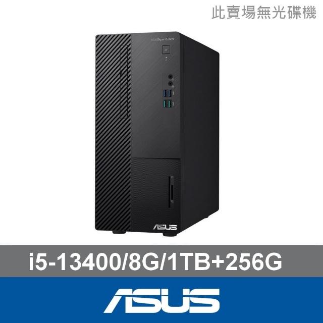 【ASUS 華碩】福利品 i5十核電腦(i5-13400/8G/1T HDD+256G SSD/W11/H-D500MEES-513400002W)