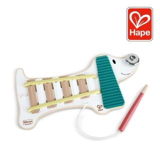 【德國Hape】狗狗敲琴臺(木製玩具/木頭玩具/彌月禮/生日禮)