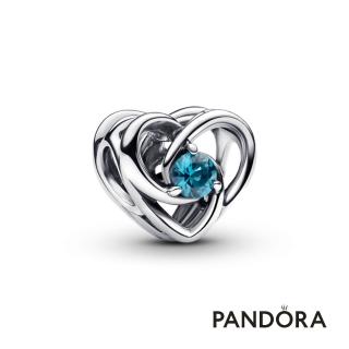 【Pandora 官方直營】心形交織寶石串飾-絕版品