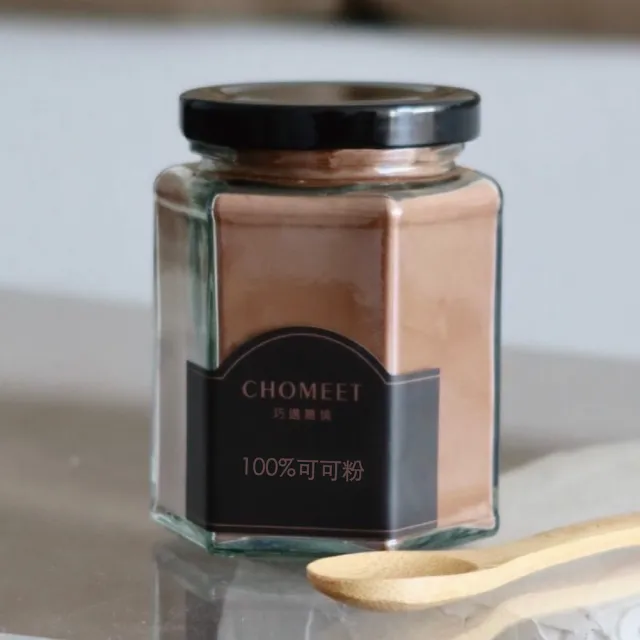 【CHOMEET 巧遇農情】聖誕禮盒 100%可可粉三入組(巧克力粉、無糖、聖誕節、健康、過年)