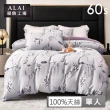 【ALAI 寢飾工場】3.5尺單人60支天絲萊賽爾床包枕套組(多款任選 台灣製造)