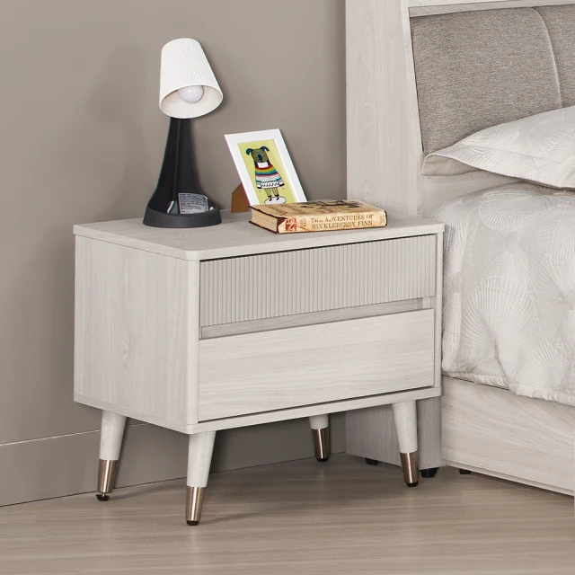 YouPin 床頭櫃45CM小戶型家用臥室床邊櫃輕奢高級感收
