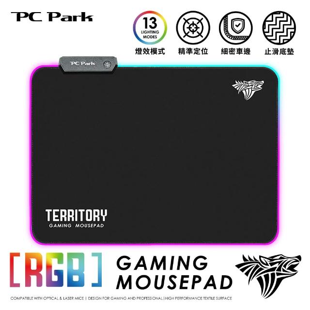 【PC Park】M-02RGB territory RGB電競滑鼠墊(鼠墊)