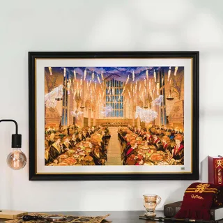 【TOi 圖益】哈利波特系列-霍格華茲大禮堂(1000片拼圖DIY成人治癒生日插畫桌遊玩具禮物)