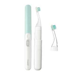 【Combi】teteo幼童電動牙刷 薄荷綠(6個月起 / 父母用)