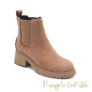 【Pineapple Outfitter】BAVO 素面低跟切爾西靴(卡其色)