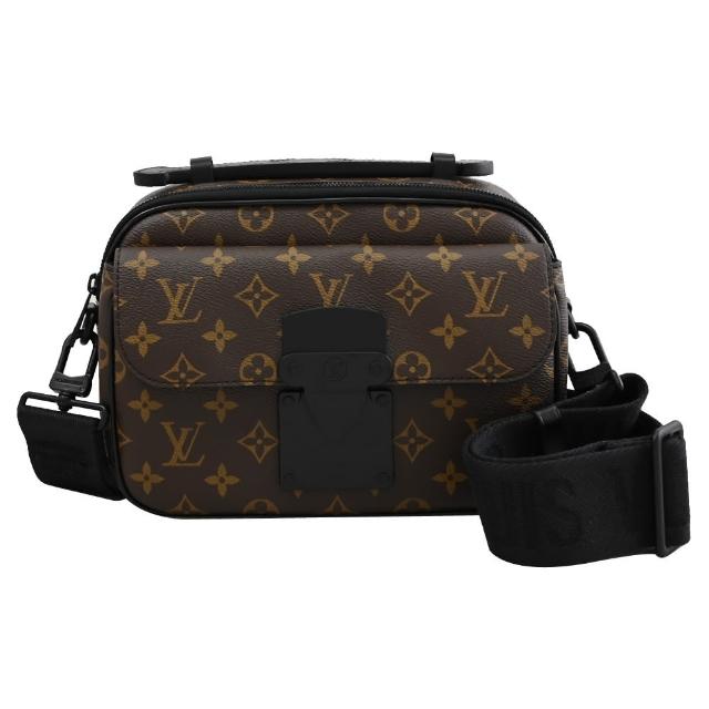 【Louis Vuitton 路易威登】LV M45806 S Lock 經典花紋拉鍊兩用斜背郵差包(現貨)