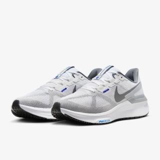 【NIKE 耐吉】慢跑鞋 男鞋 運動鞋 緩震 AIR ZOOM STRUCTURE 25 白灰 DJ7883-111(3R3618)