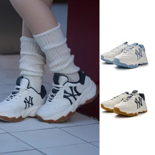 【MLB】厚底老爹鞋 增高鞋 Big Ball Chunky丹寧系列 紐約洋基隊(3ASHD045N-兩色任選)