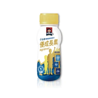 【QUAKER 桂格】優成長素即飲配方235mlx24入低糖配方(9成有感 生長曲線攀升。42種營養素+3重蛋白+乳酸菌)