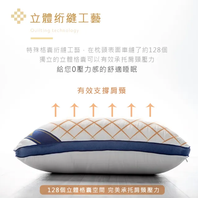 【JAROI】台灣製七星級飯店可水洗抗菌枕(買1送1)