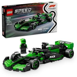【LEGO 樂高】極速賽車系列 77247 KICK Sauber F1 Team C44 賽車(一級方程式 薩伯車隊 兒童玩具 跑車模型)