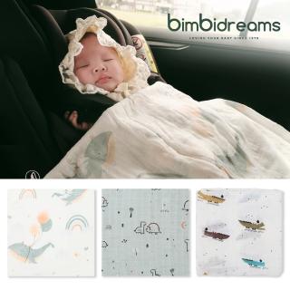 【bimbidreams】★網購獨家★竹纖維紗布包巾 120x120cm(推車蓋毯 萬用巾 紗布被 哺乳巾 嬰兒毯)
