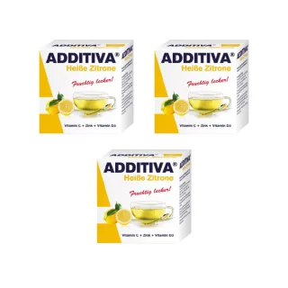 【德風】艾迪草本飲檸檬*3盒共30包(德國維他命沖泡飲/維生素C+D3+鋅)