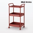 【MUJI 無印良品】鋼製推車/約寬49.5x深32.5x高80cm(共3色)