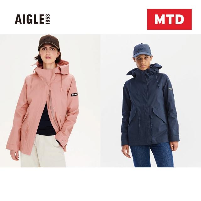 【AIGLE】女 MTD 防水透氣外套｜AG-FAC46(防水外套 防風 女外套)