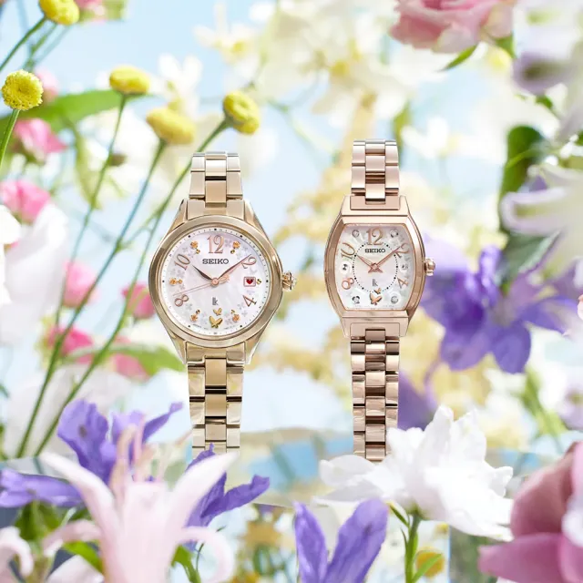 【SEIKO 精工】LUKIA 花藝聯名 30周年限量鑽石女錶-21x29.2mm 母親節 送禮 禮物(SSWA014J/4N30-00X0K)