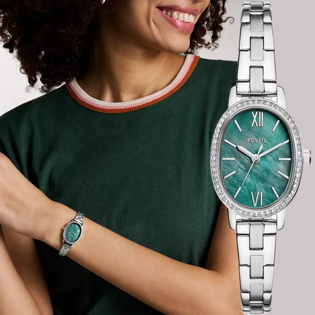 FOSSIL Raquel 復古羅馬時標大三針女錶-38mm