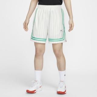 【NIKE 耐吉】短褲 女 運動褲 籃球短褲 AS W NK CROSSOVER SSNL SHRT 白綠 FZ5511-133