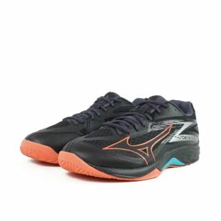 【MIZUNO 美津濃】排球鞋 男鞋 女鞋 運動鞋 寬楦 THUNDER BLADE 黑橘 V1GA237006