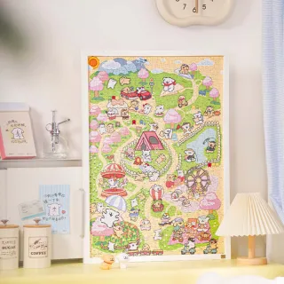 【TOi 圖益】春日小狗遊園會 1000片拼圖(可愛狗狗戶外探險 DIY 桌遊成人IP 休閒益智 收藏擺飾 禮物首選)