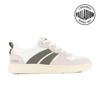 【Palladium】PALLACUP FLAME TX透氣網布/麂皮復古運動鞋/休閒鞋-男鞋/女鞋-奶白/深綠(74486-090-M)