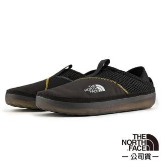 【The North Face】男女 BASE CAMP MULE 舒適透氣耐磨休閒鞋.懶人鞋.穆勒鞋(7W4D-KX7 黑)