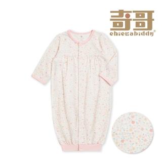 【奇哥】Chic a Bon 嬰幼童裝 花海熊長袍妙妙裝/連身衣-水晶紗(3-12個月)