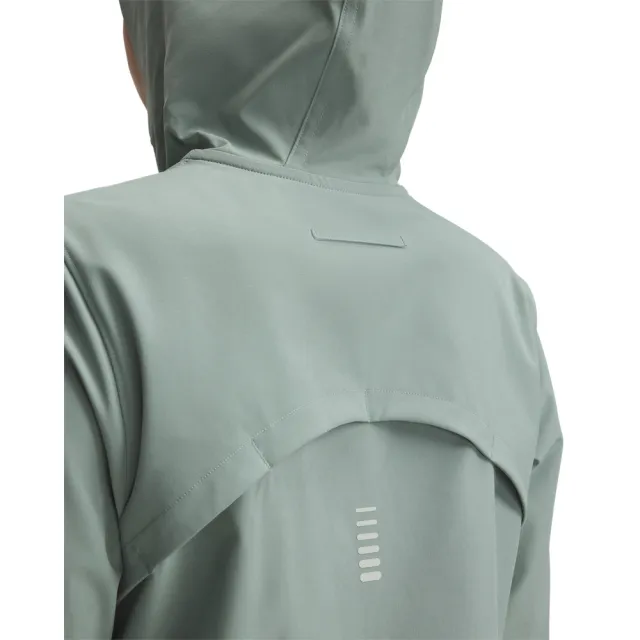 【UNDER ARMOUR】UA 女 OutRun the STORM 防風外套_1377043-348(灰綠色)