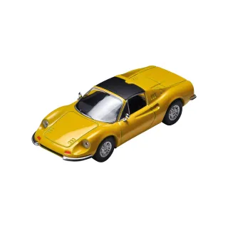 【TOMICA】TOMYTEC  LVDino 246GTS Yellow(模型車)