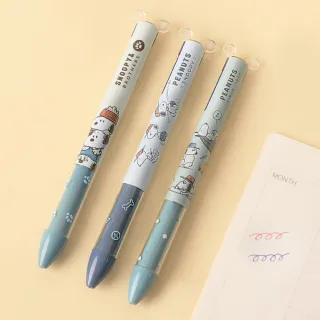 【Norns】Peanuts史努比雙色原子筆(SNOOPY正版授權 文具 紅筆藍筆)