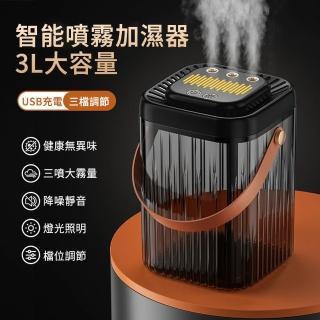 【MUAN】智慧三噴加濕器3L 家用空氣清淨機 水氧機 靜音臥室/辦公噴霧機