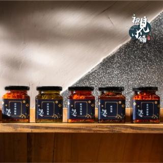 【First Meet Shop 初見小舖】辣椒醬 180ml(蒜蓉辣椒醬/拌飯辣椒醬/麻辣醬/魔鬼辣椒醬/素食辣椒醬)