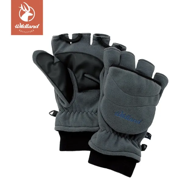【Wildland 荒野】防風保暖翻蓋手套1雙 中性 W2012 共11色(防風手套 保暖手套 防寒手套 半指手套)