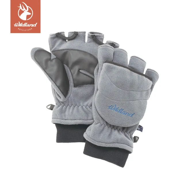 【Wildland 荒野】防風保暖翻蓋手套1雙 中性 W2012 共11色(防風手套 保暖手套 防寒手套 半指手套)