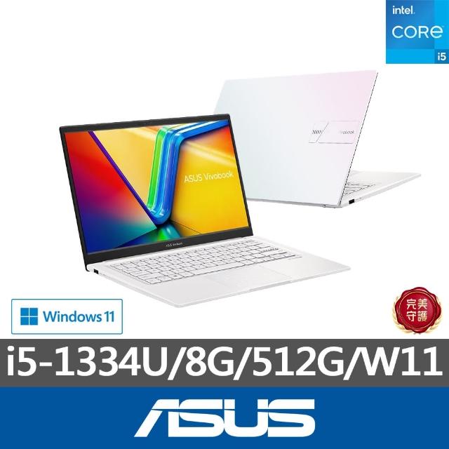 【ASUS 華碩】升級16G組★14吋i5輕薄筆電(Vivobook X1404VA/i5-1334U/8G/512G SSD/W11)