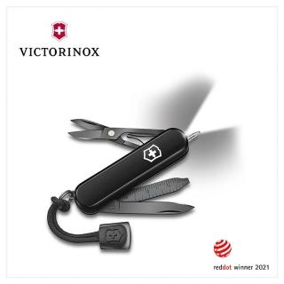 【VICTORINOX 瑞士維氏】Signature Lite Onyx Black 瑞士刀 極黑/9用/58mm(0.6226.31P)