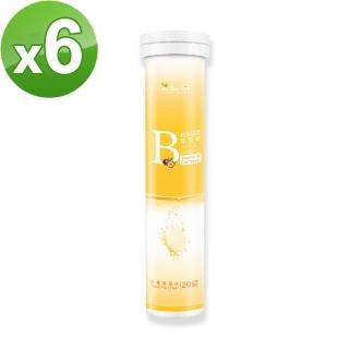 【BeeZin 康萃】綜合維生素B群發泡錠x6瓶(4克/錠;20錠/瓶)