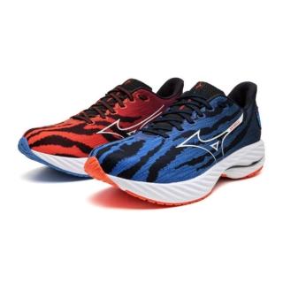 【MIZUNO 美津濃】慢跑鞋 男鞋 運動鞋 緩震 RIDER 藍白 J1GC256301