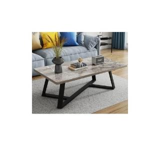 【樂米】小戶型家用巖板客廳茶幾80*40*43cm(茶几 邊幾 茶桌 邊桌)