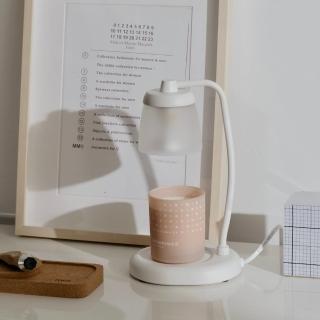 【HOOOME】直角玻璃款 香氛蠟燭暖燈 融蠟燈 融燭燈(3色任選+可調光+附2顆燈泡+精美禮盒包裝 /母親節送禮)