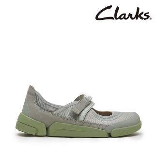 【Clarks】女鞋 三瓣鞋2.0 Trigenic2 Jen輕盈寬楦瑪莉珍休閒鞋 運動鞋 健走鞋(CLF82569C)