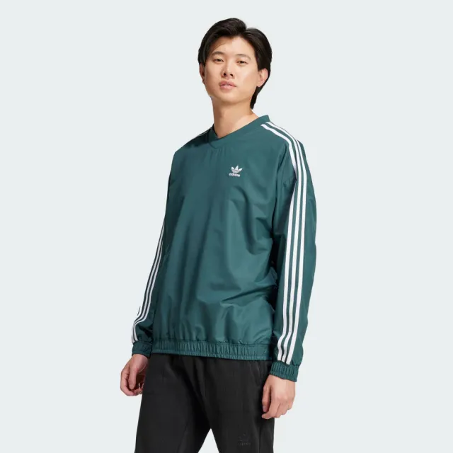 【adidas 愛迪達】運動 休閒 長袖 風衣 男外套 Woven  WB(IZ2462)