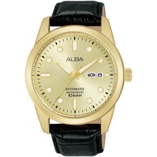 【ALBA】雅柏 運動風時尚機械男錶-42mm 生日 禮物(Y676-X084G/AL4662X1)