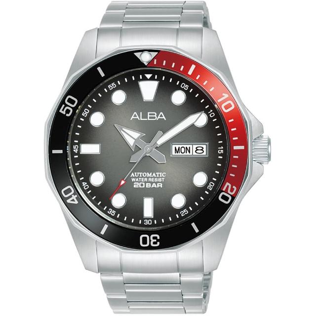 【ALBA】雅柏 運動風200米潛水機械錶-43mm 618 送禮(Y676-X063N/AL4539X1)